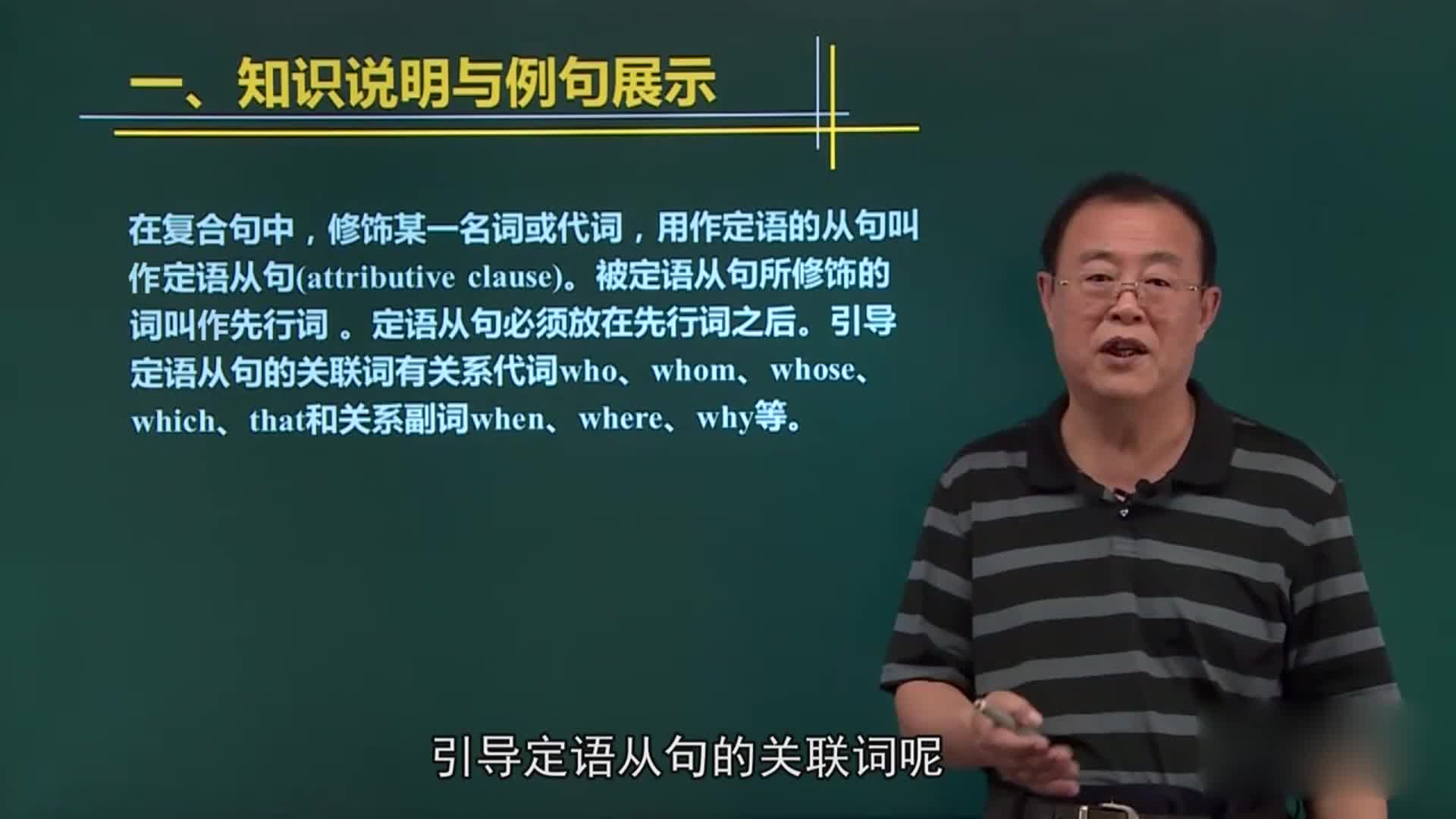 特级教师精讲（高一英语语法）