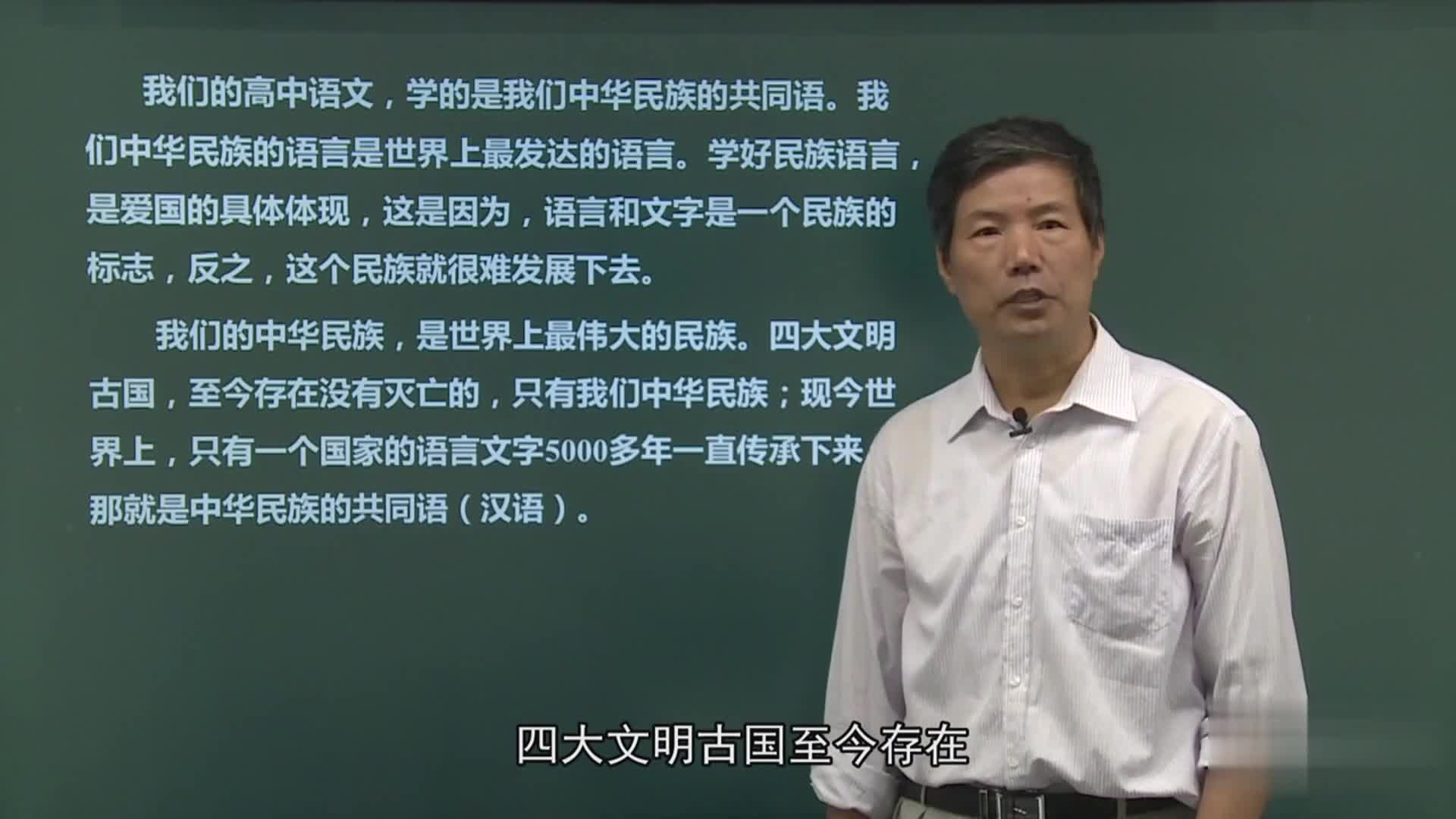 重点篇目名师精讲（高一语文必修1）