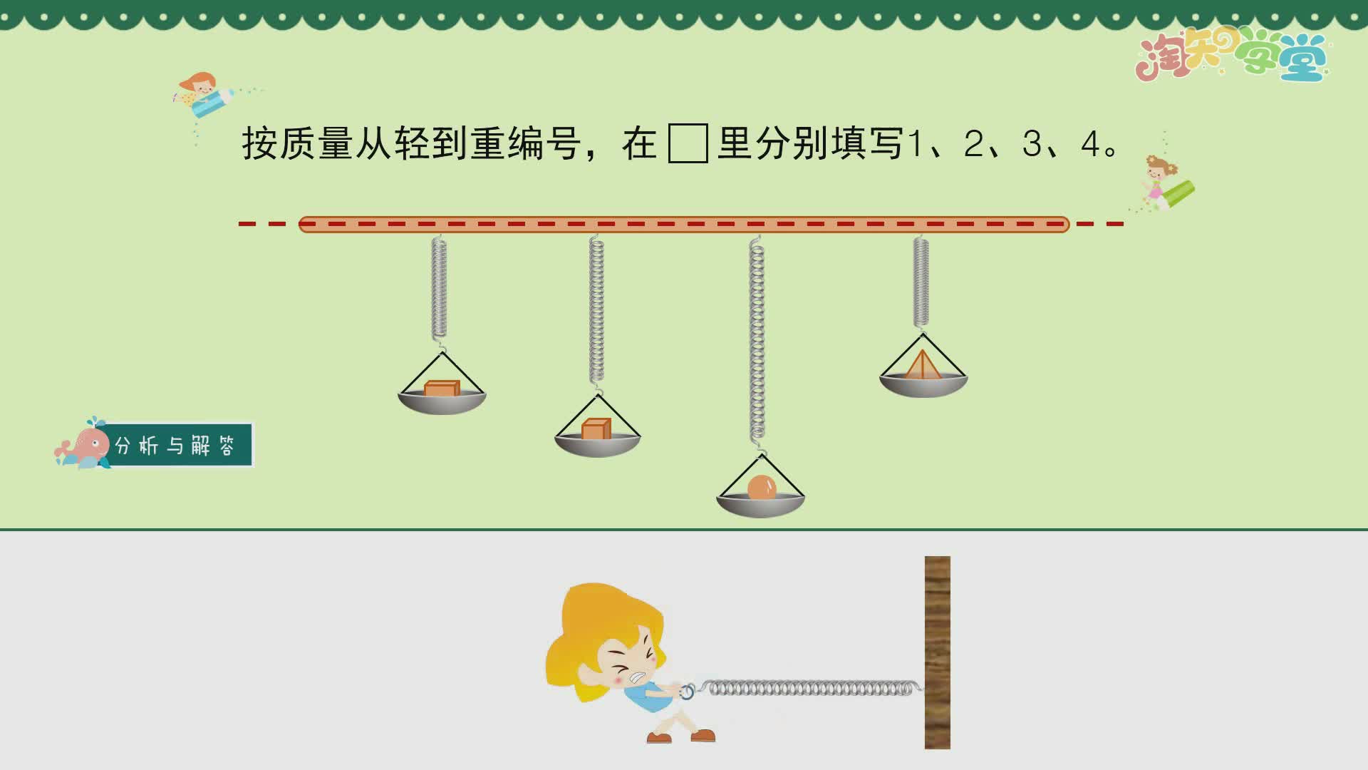 小学数学思维训练题轻松解（河北教育版）一年级上