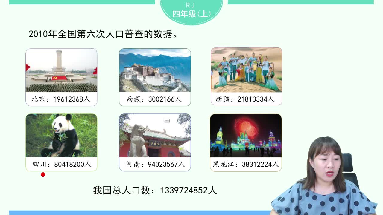 20秋《小学教材全解》数学预习直播课四年级（上）