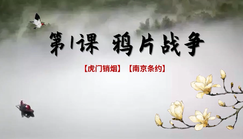 同步基础课-历史八年级上册